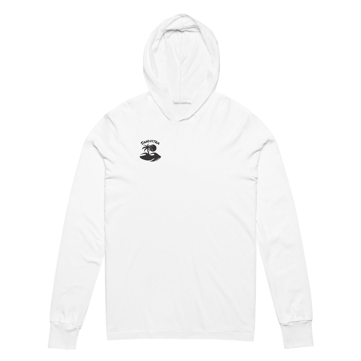 Hooded long-sleeve tee