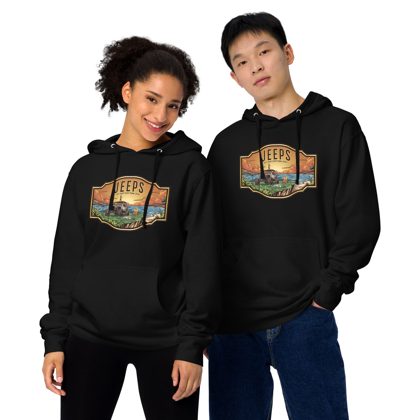 Unisex midweight hoodie