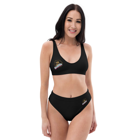 Recycled high-waisted bikini