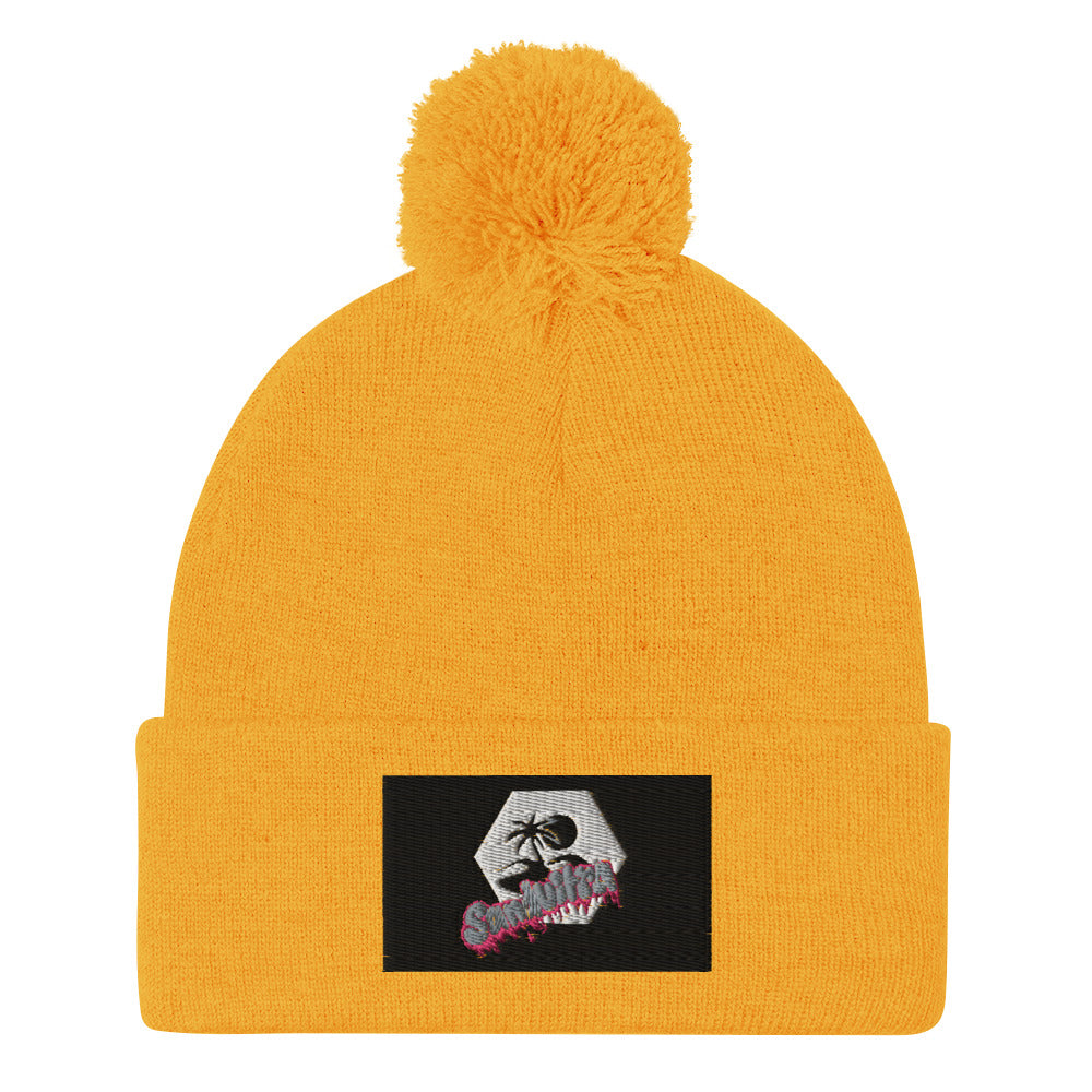 Sandvitra Pom-Pom Beanie