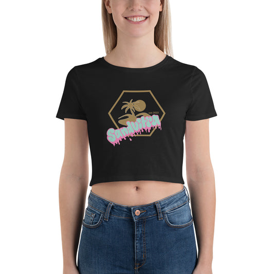 Sandvitra Graffiti Women’s Crop Tee