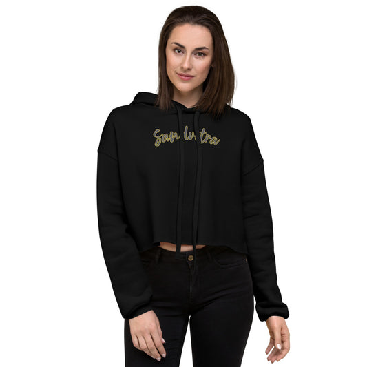 Sandvitra Side Effects Crop Hoodie