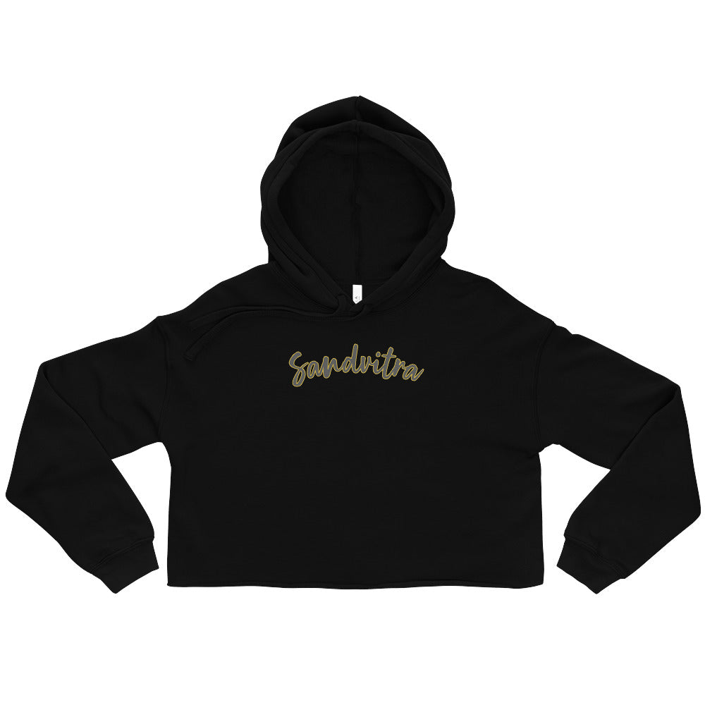 Sandvitra Side Effects Crop Hoodie